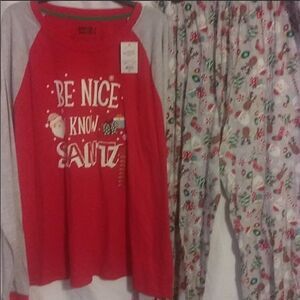 NWT Cuddl Duds 2XL Christmas Pajamas Family Men’s